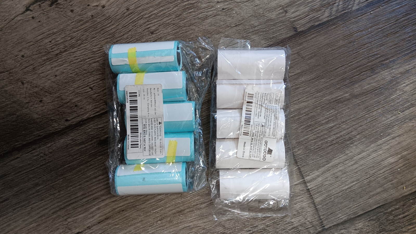 Gotoogo Mini Thermal Inkless Printing Paper 2 Packs Each 5 Rolls New 2.25″