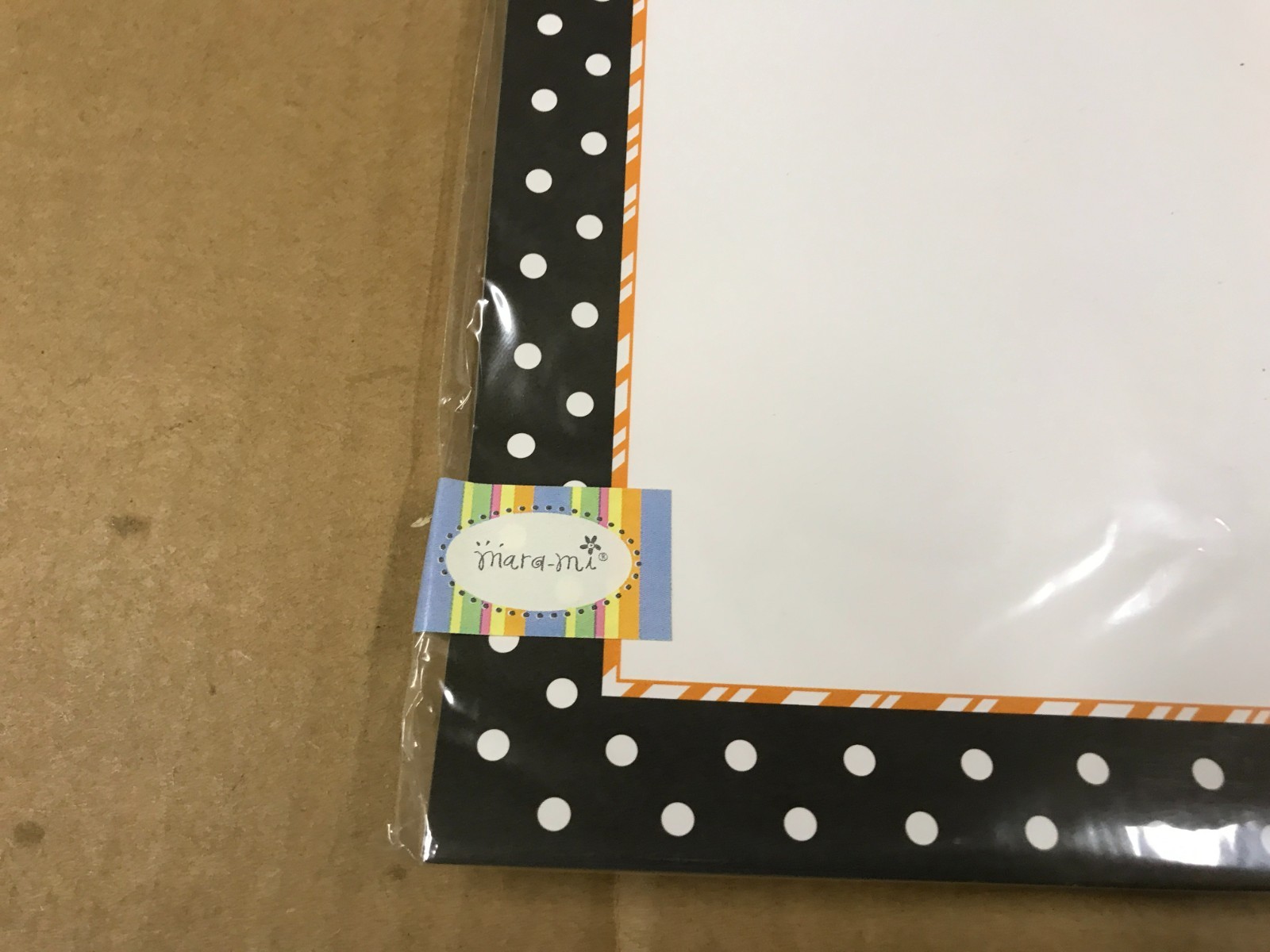 New Mara Mi Pack Of 10 Lasersheets & Envelopes – Polka Dot Border