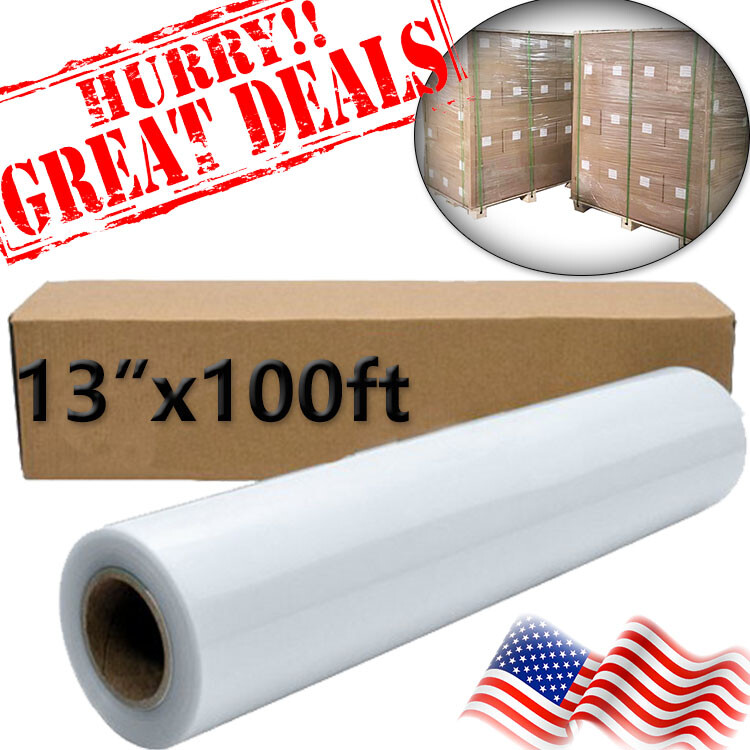 13″ X 100’，2 rolls，Premium Waterproof Instant Dry Inkjet Milky Transparency Film