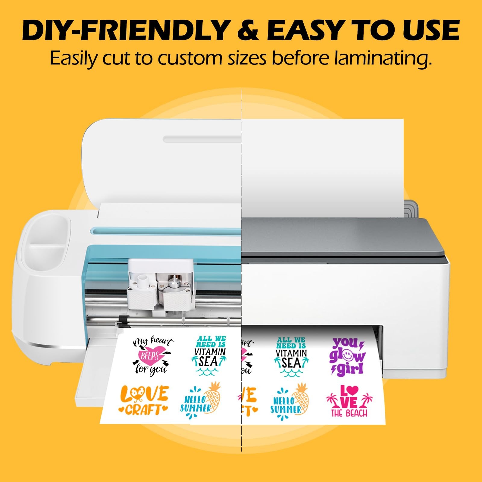 Matte Laminating Sheets Matte Laminate Sheets for Inkjet Printable Vinyl Stic…