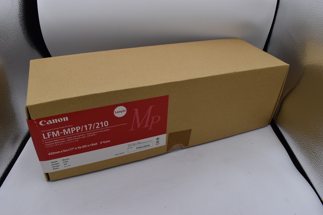 Canon LFM-MPP/17/210 17″ x 16.4ft premium matte paper for pro inkjet printers