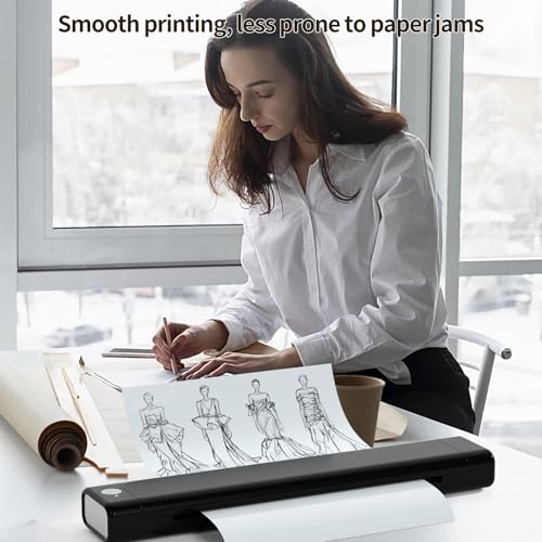 8.5 x 11 Thermal Printer Paper, 100 Sheets, US Letter Size, Compatible with JADE
