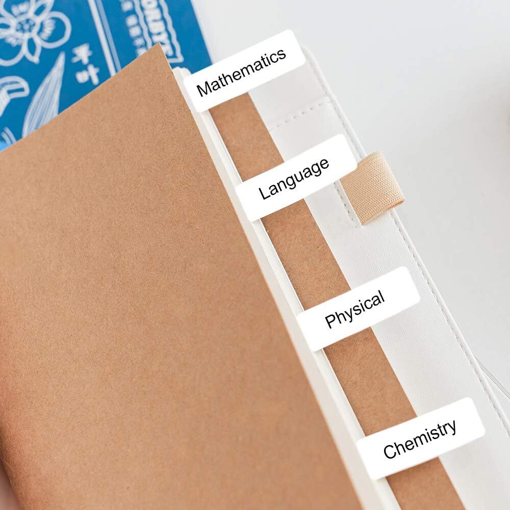 6Rolls 12x40mm Thermal Paper Self-Adhesive Label Tape For Phomemo D30 Printer US
