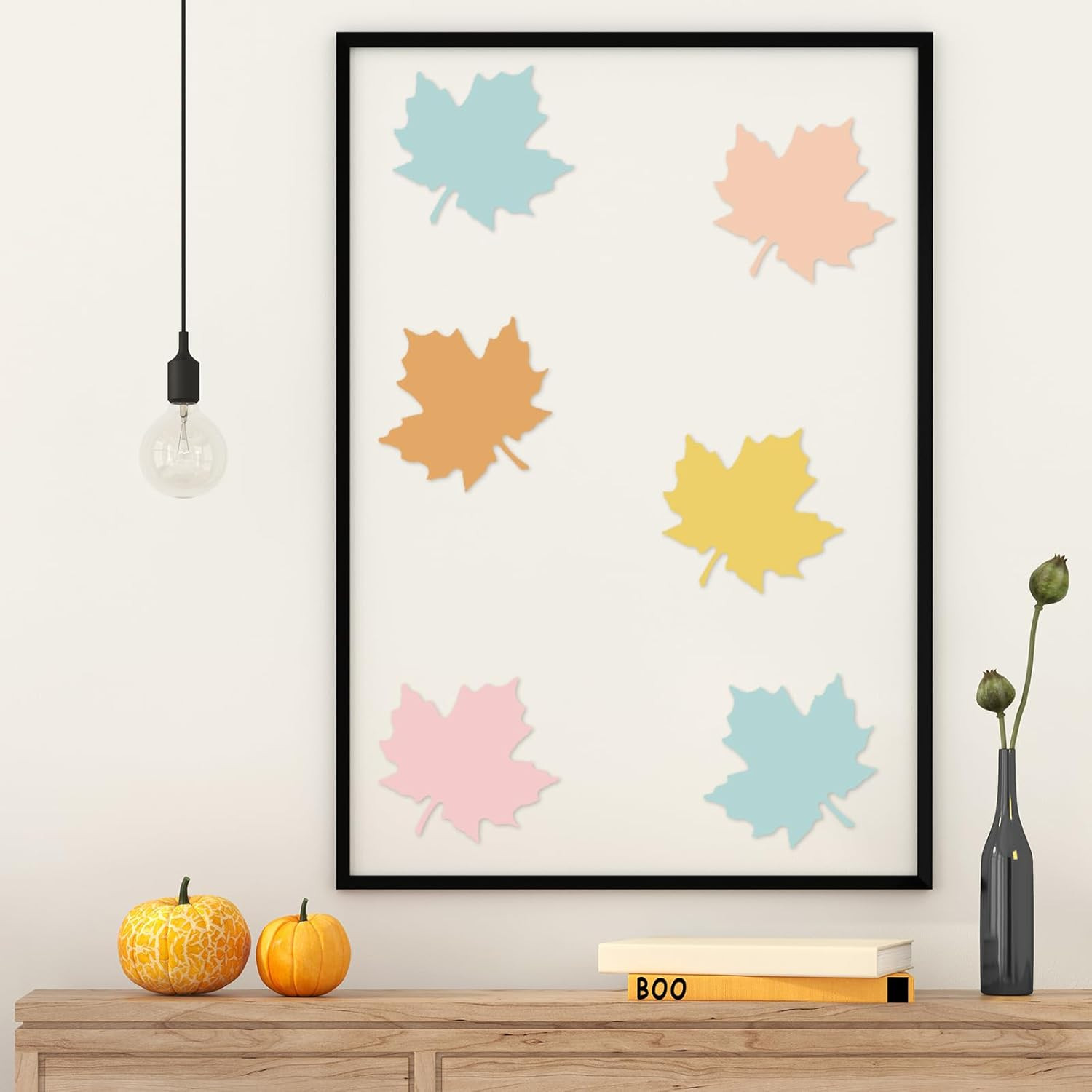 50 Sheets Assorted Fall Colors Card Stock Paper Pink Blue Orange Yellow Scrapboo