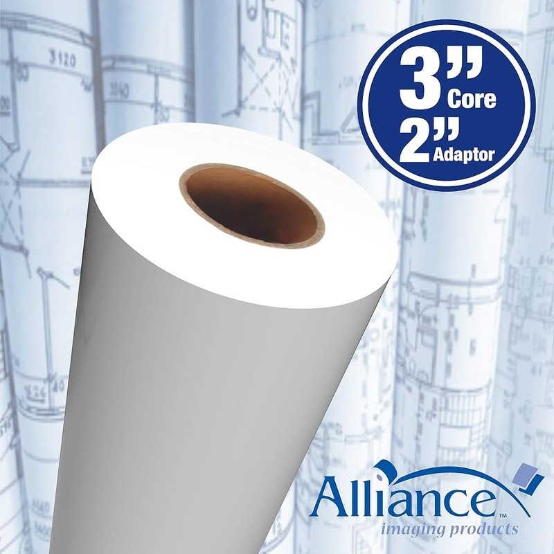 High Quality Bond Paper Rolls Laser Printer & CAD Inkjet 36″x300′ Uncoated New