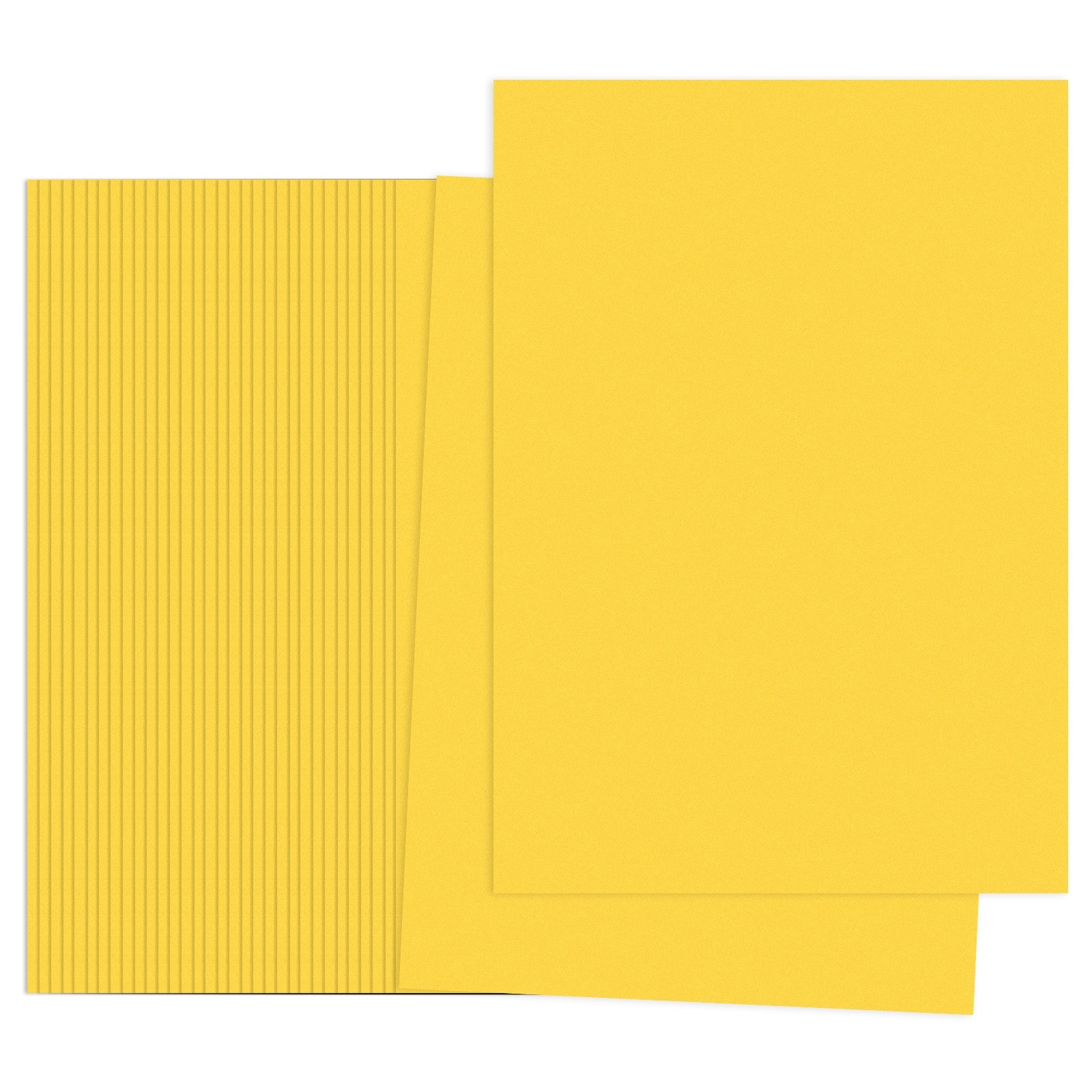 Golden Yellow Color Copy Paper, 100 Sheets 8.3×5.9″ A5 70gsm