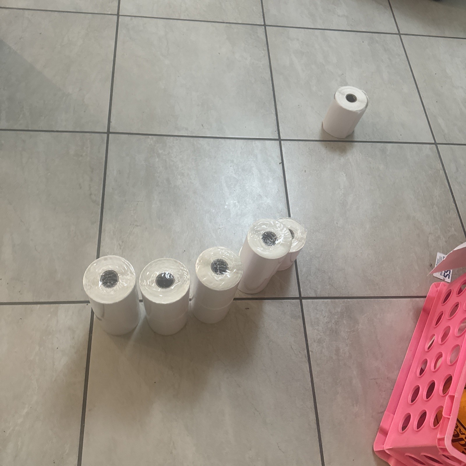 5 Rolls Self Adhesive Thermal Paper for Mini Bluetooth Pocket Printer 57×30 mm