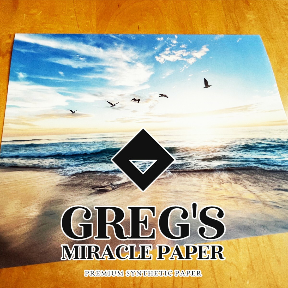 Greg’s Miracle Paper – 100 sheets of synthetic paper for inkjet printing 8.5×11
