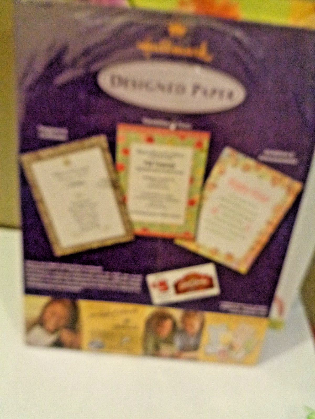 2 Pack of Hallmark Designed Paper for Ink Jet Printer Laser Photocopies Flowers