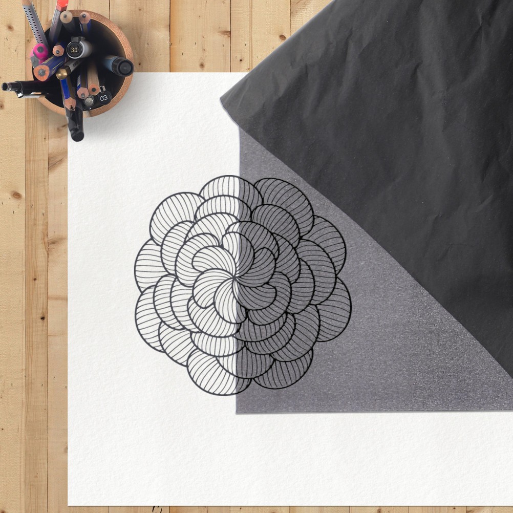 25 Pack Reusable Carbon Paper for Office and Home Art Tracing Paper