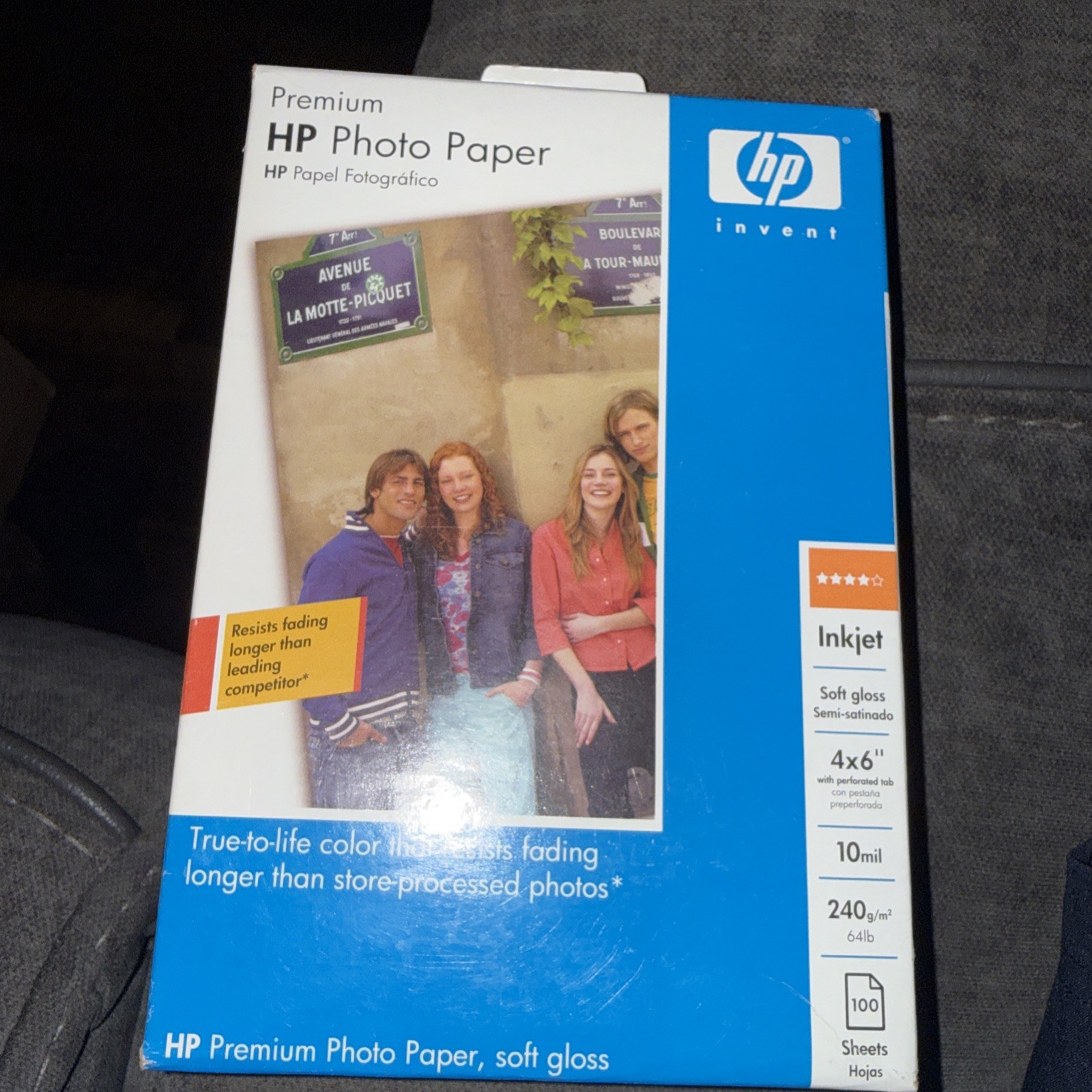 Genuine HP Premium Plus 4 x 6″ Soft Gloss Photo Paper 100 Sheets For All Inkjets