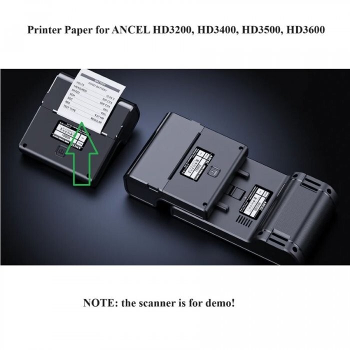 4Pcs HD001 Printer Paper Rolls for ANCEL HD3200 HD3400 HD3500 HD3600 Scanner