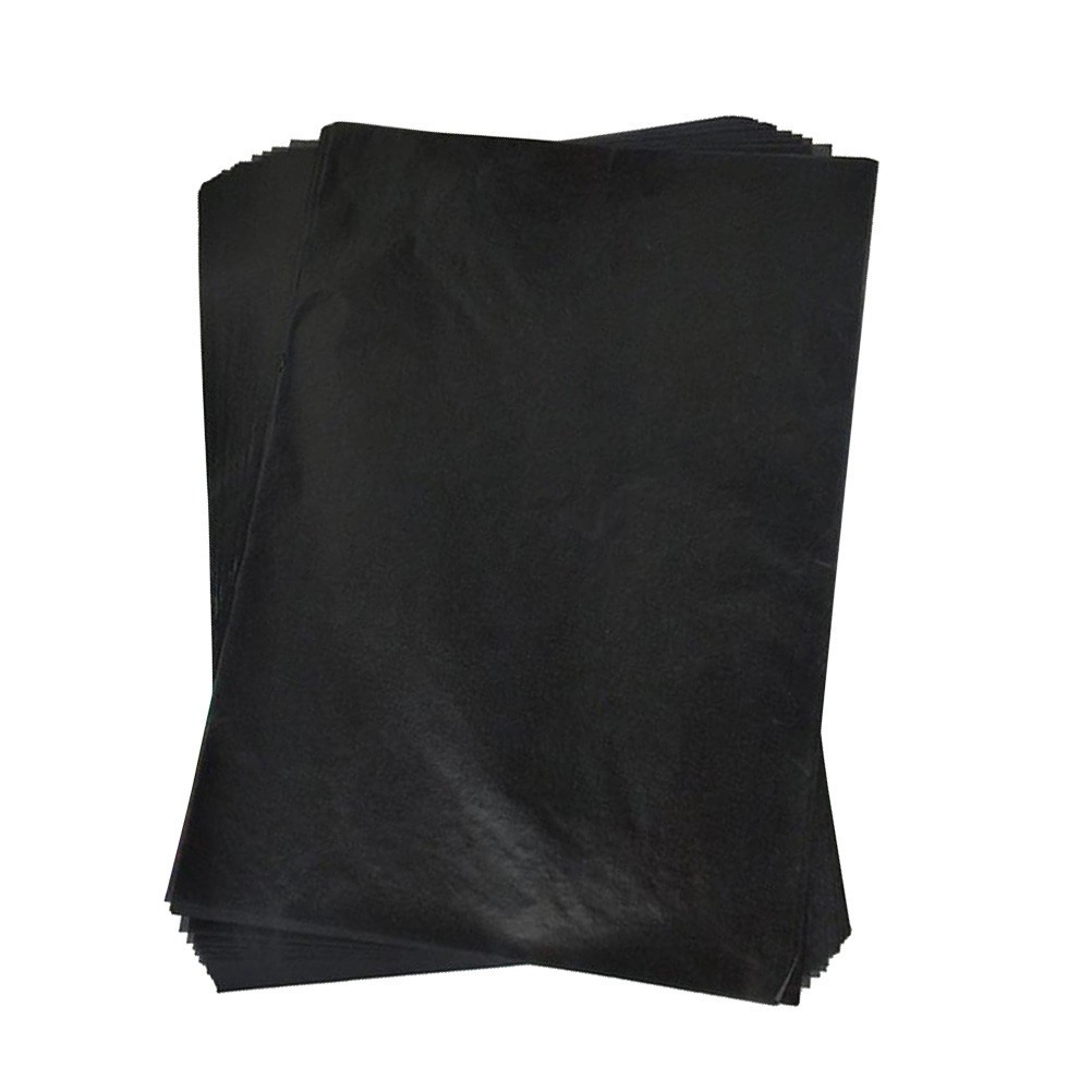 75Pcs Carbon Transfer Paper Black Reusable Durable Tracing Paper for Writing