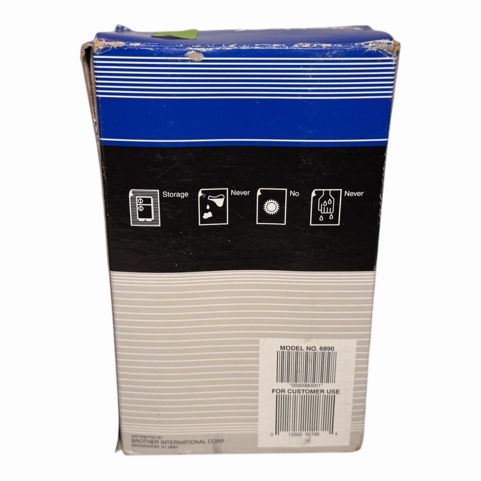 Brother Therma Plus Fax Paper 2 Rolls 6890 8-1/2″ x 98′ New