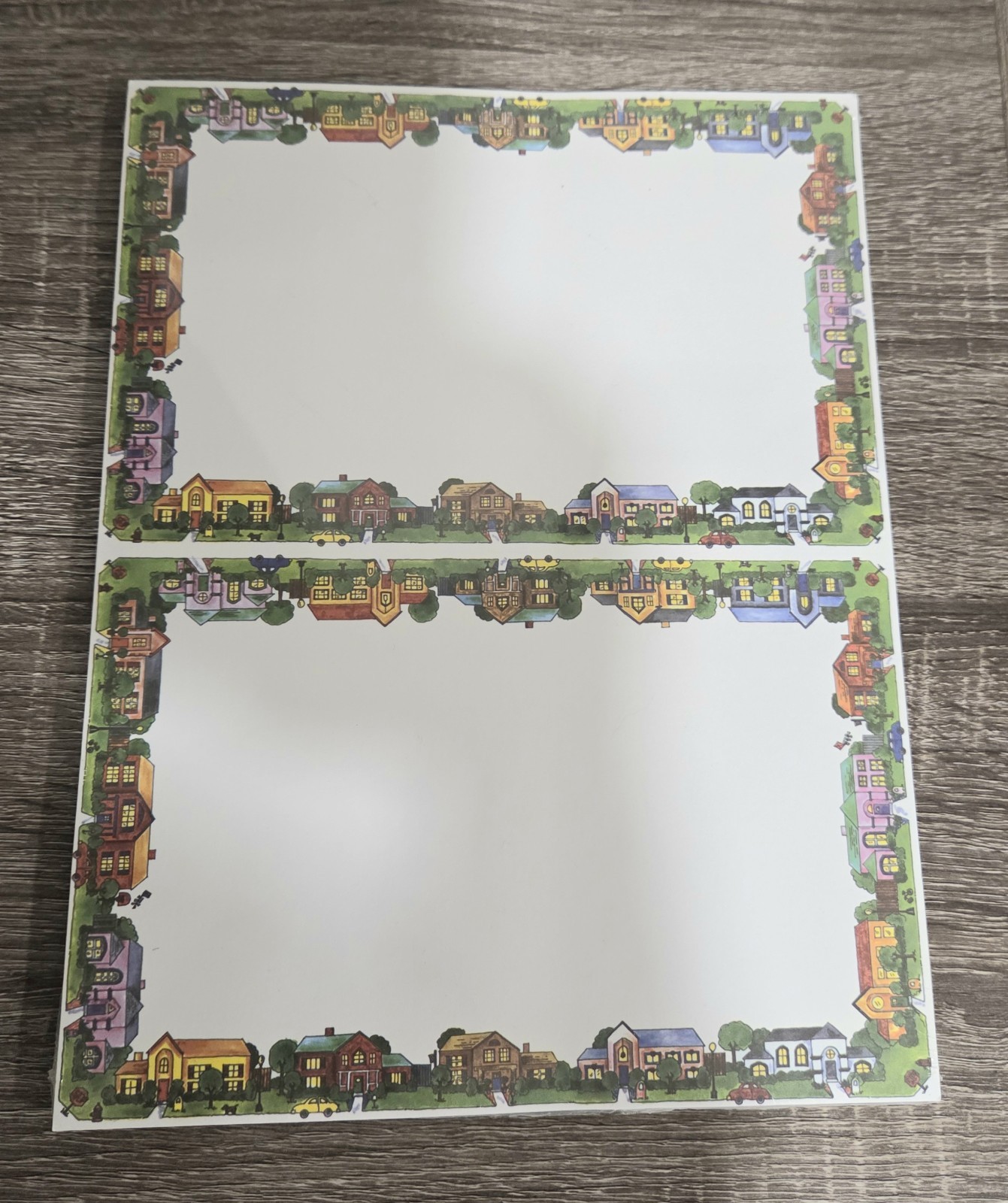 Sonburn II Specialty Papers “Neighborhood” 25 Sheets 5.5×8.5 Laser InkJet Copier