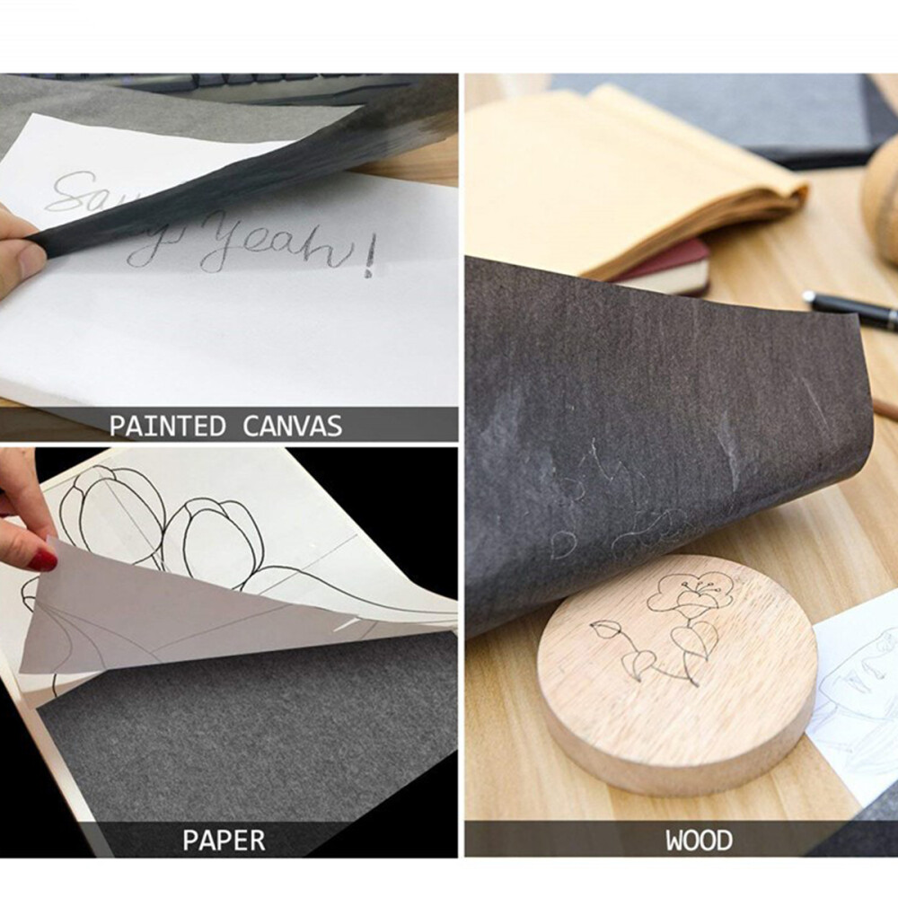 Copy Paper Duplicating Paper Black Tracing Paper Wood Canvas Fabric DIY Art