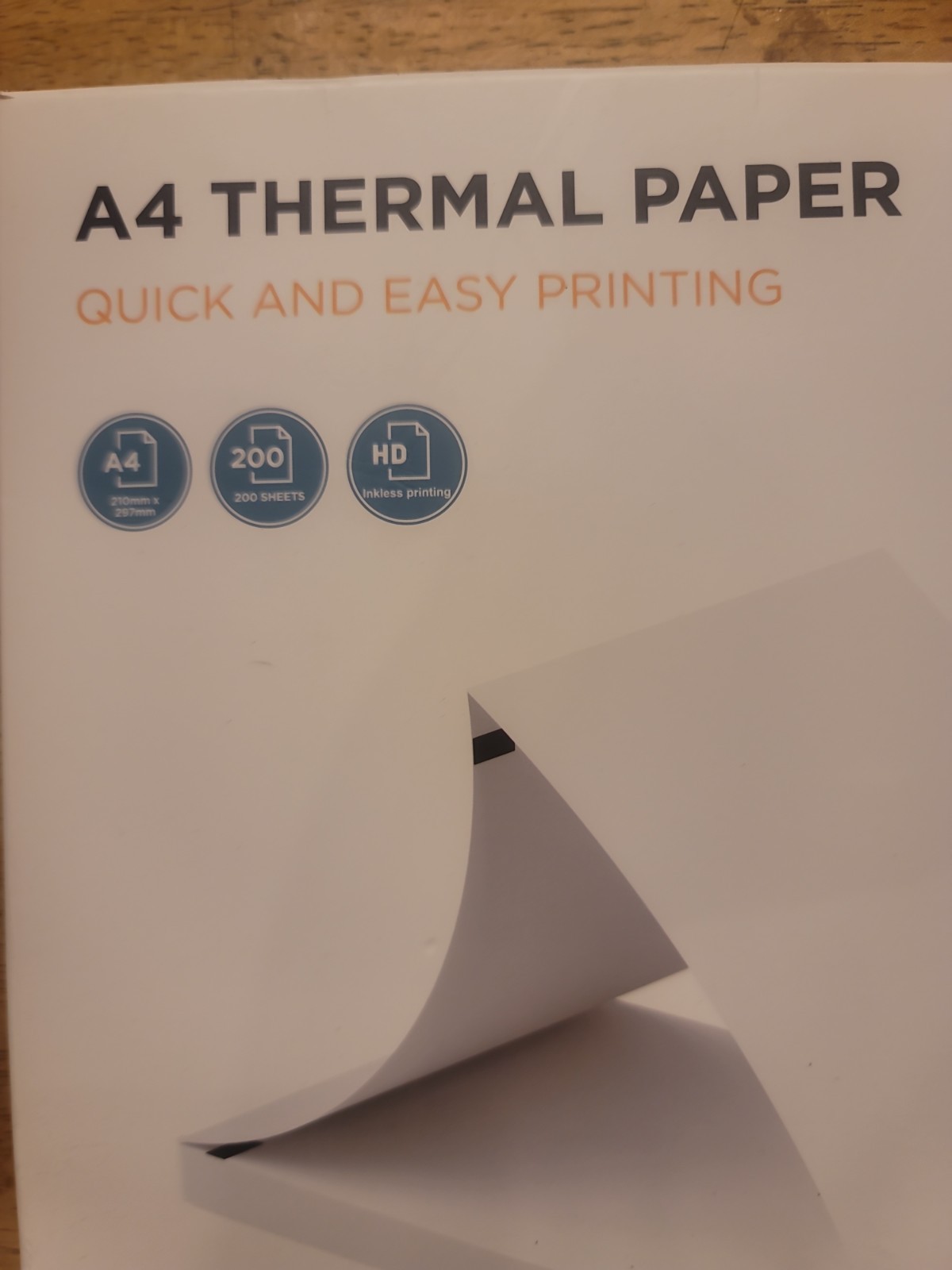 2x–A4 Thermal Paper 200 Sheet Each Fanfold Printing Paper for Thermal Printer