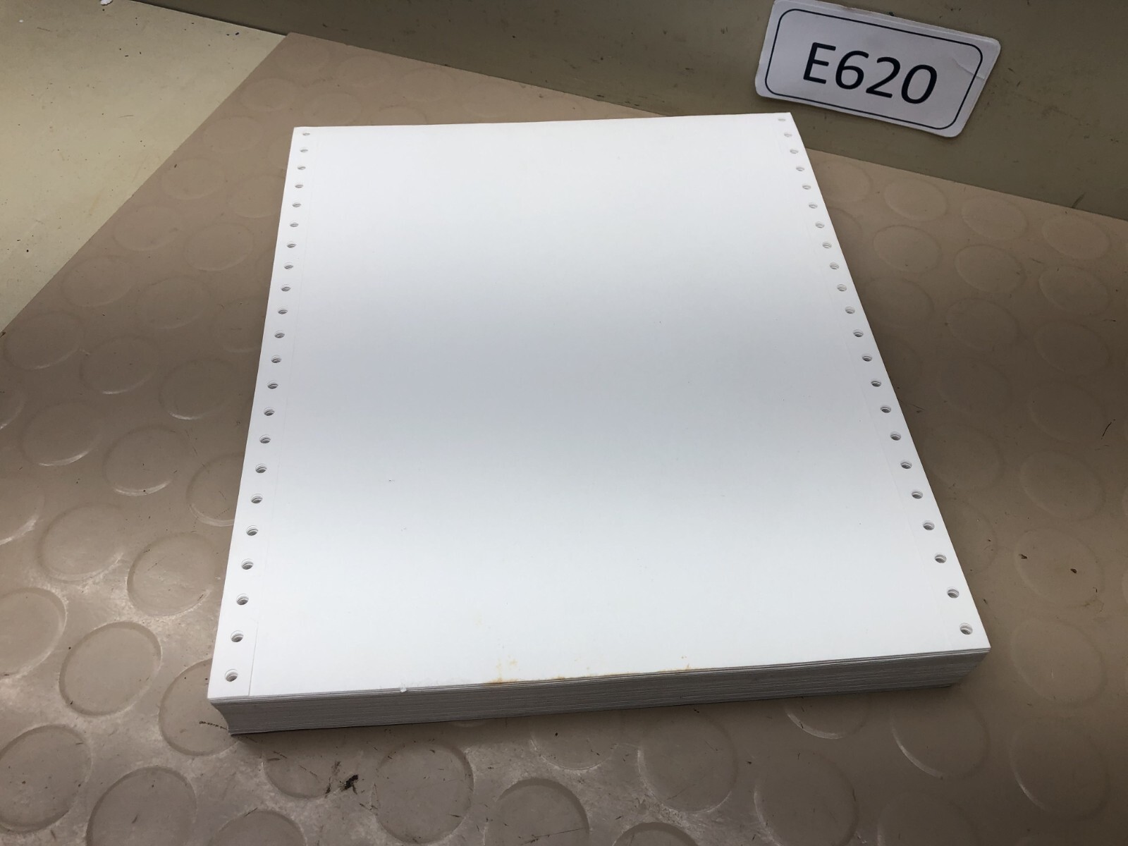Vintage Continuous Tractor Feed Dot Matrix Printer Paper 9.5″ x 11″ 250 sheets