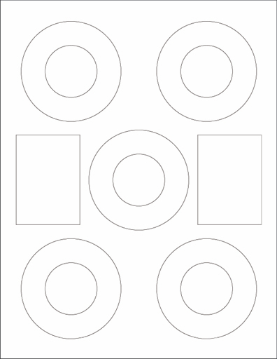 3-INCH =MATTE FINISH= CD/DVD Labels for Inkjet/Laser Printers! 500-Pak CLEARANCE