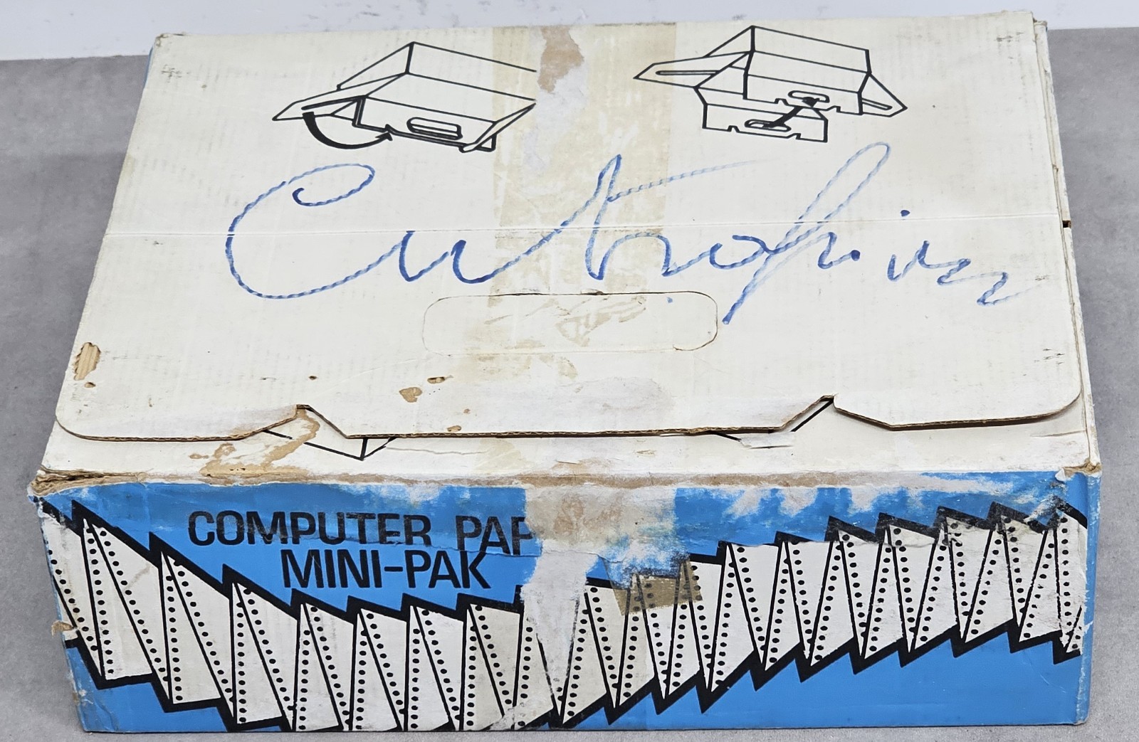 Computer Pak Papier A-4 Hoch White Continuous Tractor Printer Paper, 1 Unit