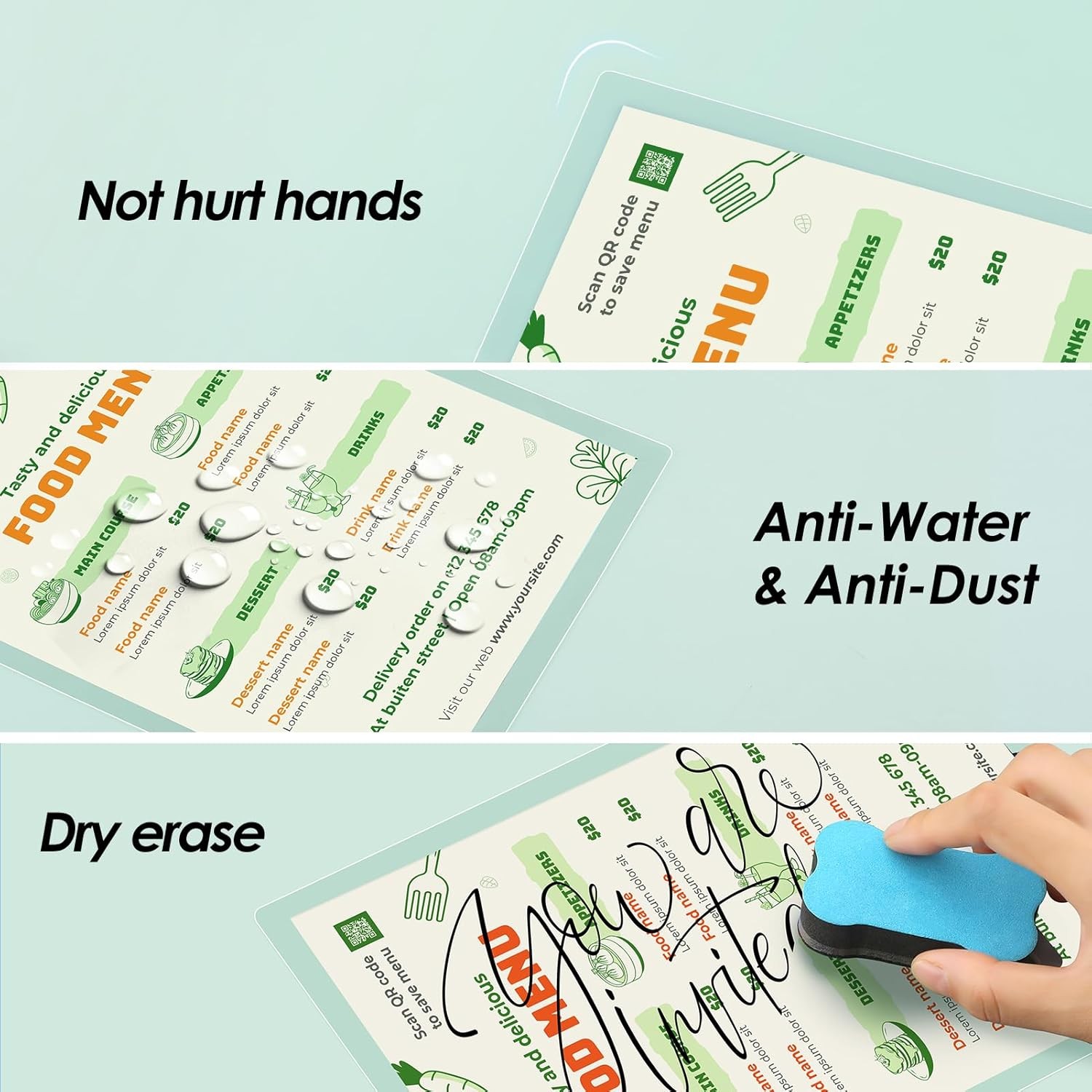 10 Pack Self Sealing Laminating Sheets 8.5 x 11, 10 Mil Thick Self Adhesive