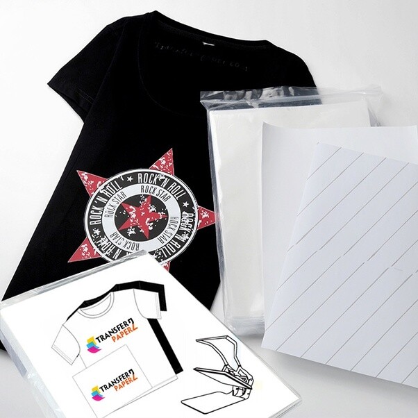 Inkjet Printable Easy Iron on Heat Transfer Paper – T-shirts Hoodies Cap Clothes