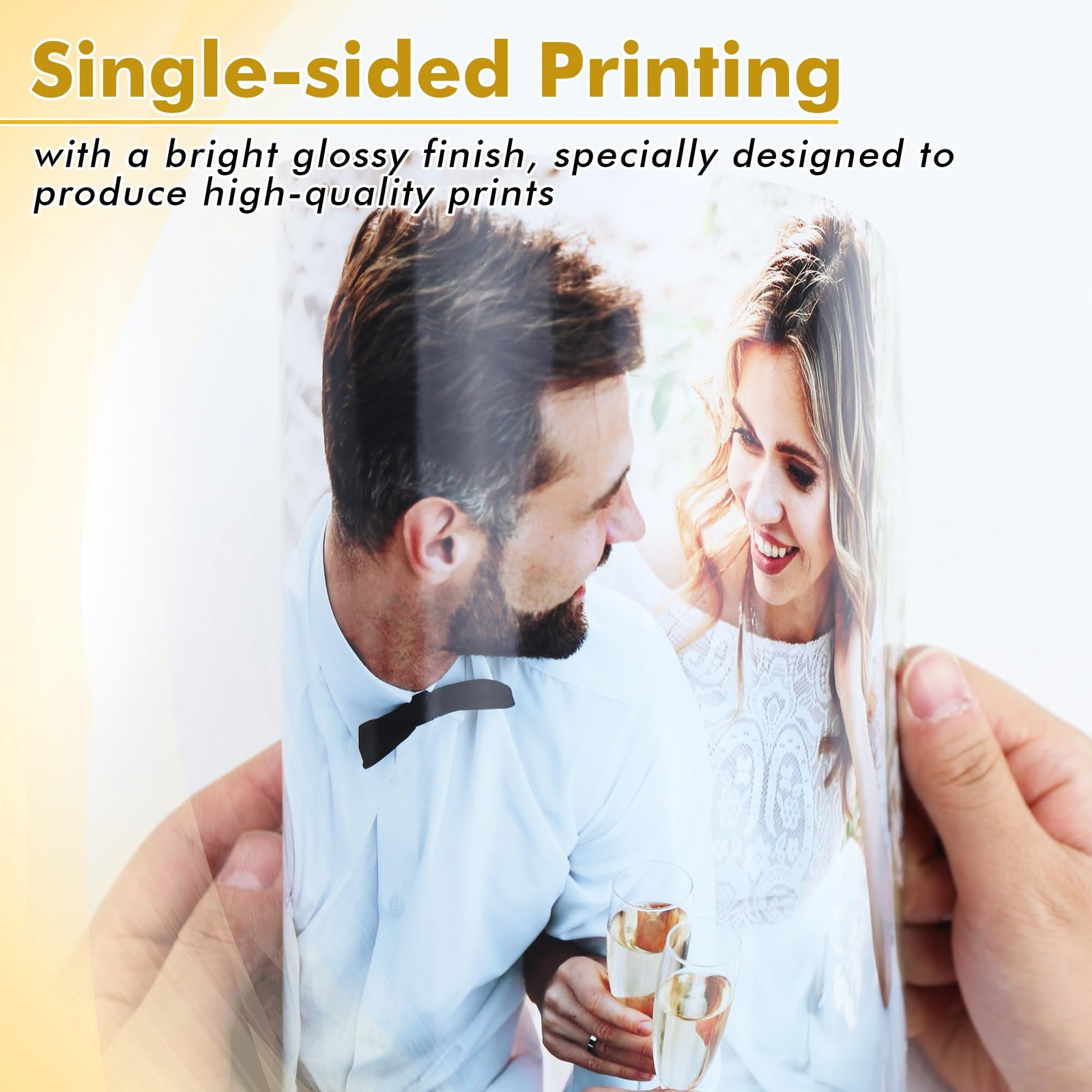 Glossy Thin Inkjet Printer Photo Paper Flyer Dye Ink 36lb 11×17 Inch 100 PCS