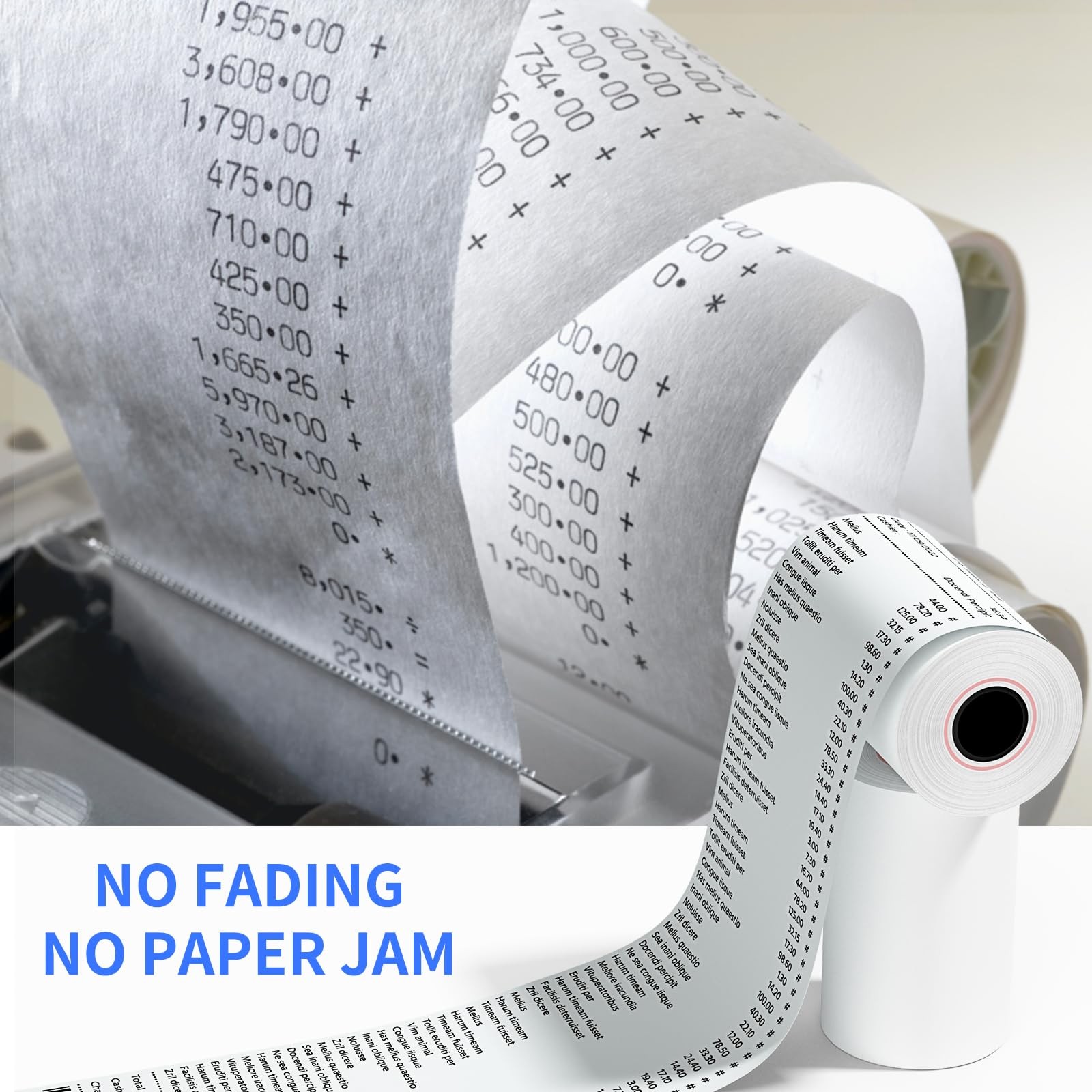 2 1/4” x 50′ Thermal Paper Rolls, 10 Rolls 2 1/4″ x | 10 White