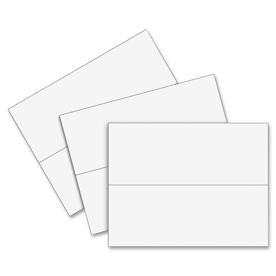 C-Line Products CLI87517 Tent Card 8.5×11 50 Sheets White