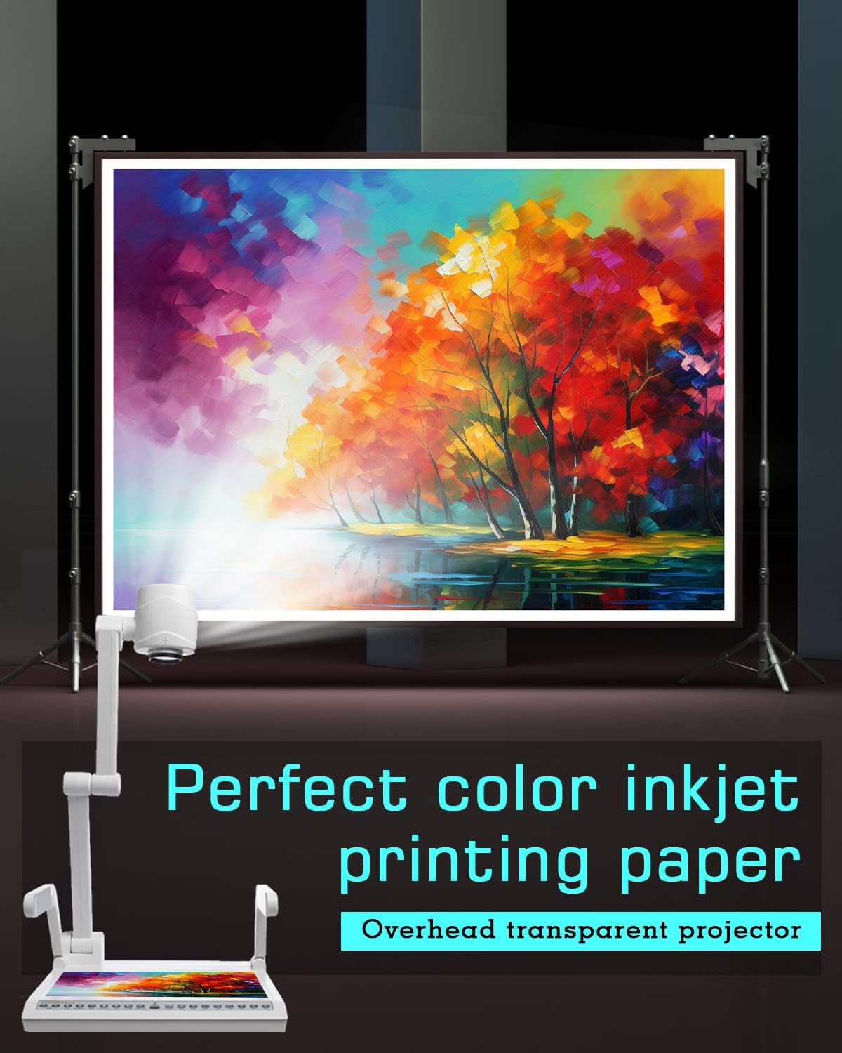 Transparent Paper 30 Sheets Inkjet Transparency Film Inkjet Printer (100% Clear)