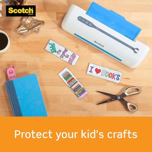 Scotch LS851G Self-Sealing Laminating Pouches, 9.5 mil, 2 7/16 x 3 7/8, Business
