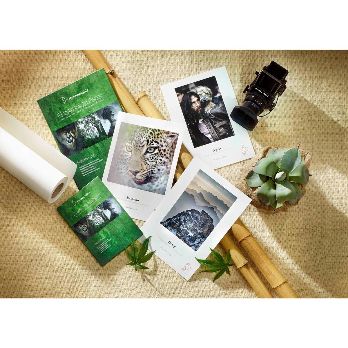 Hahnemuhle Natural Line Sample Pack, Includes 2x Bamboo Paper Sheets, 2x Hemp Pa