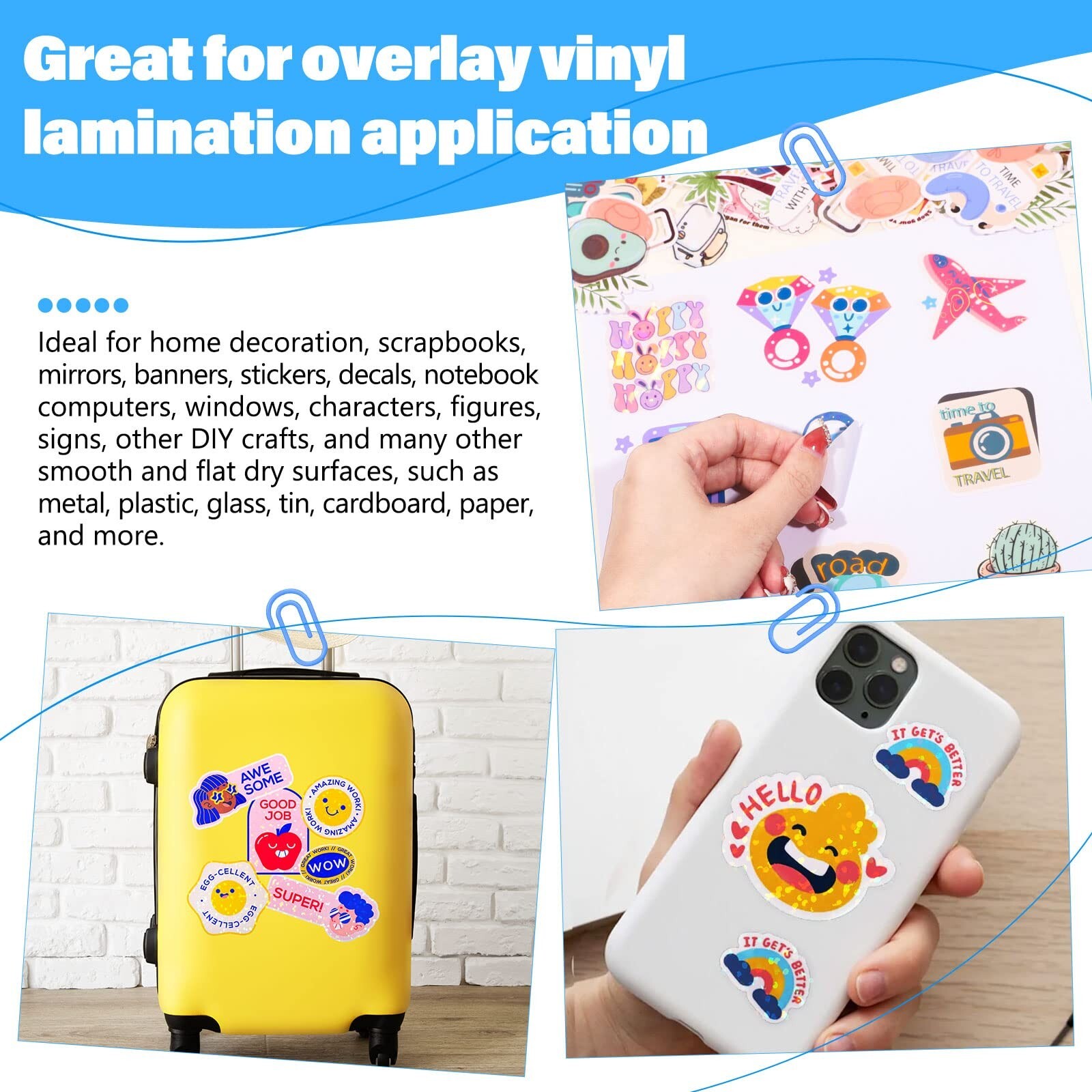 TECKWRAP Printable Vinyl Sticker Paper for Inkjet Printer Matte White Printab…