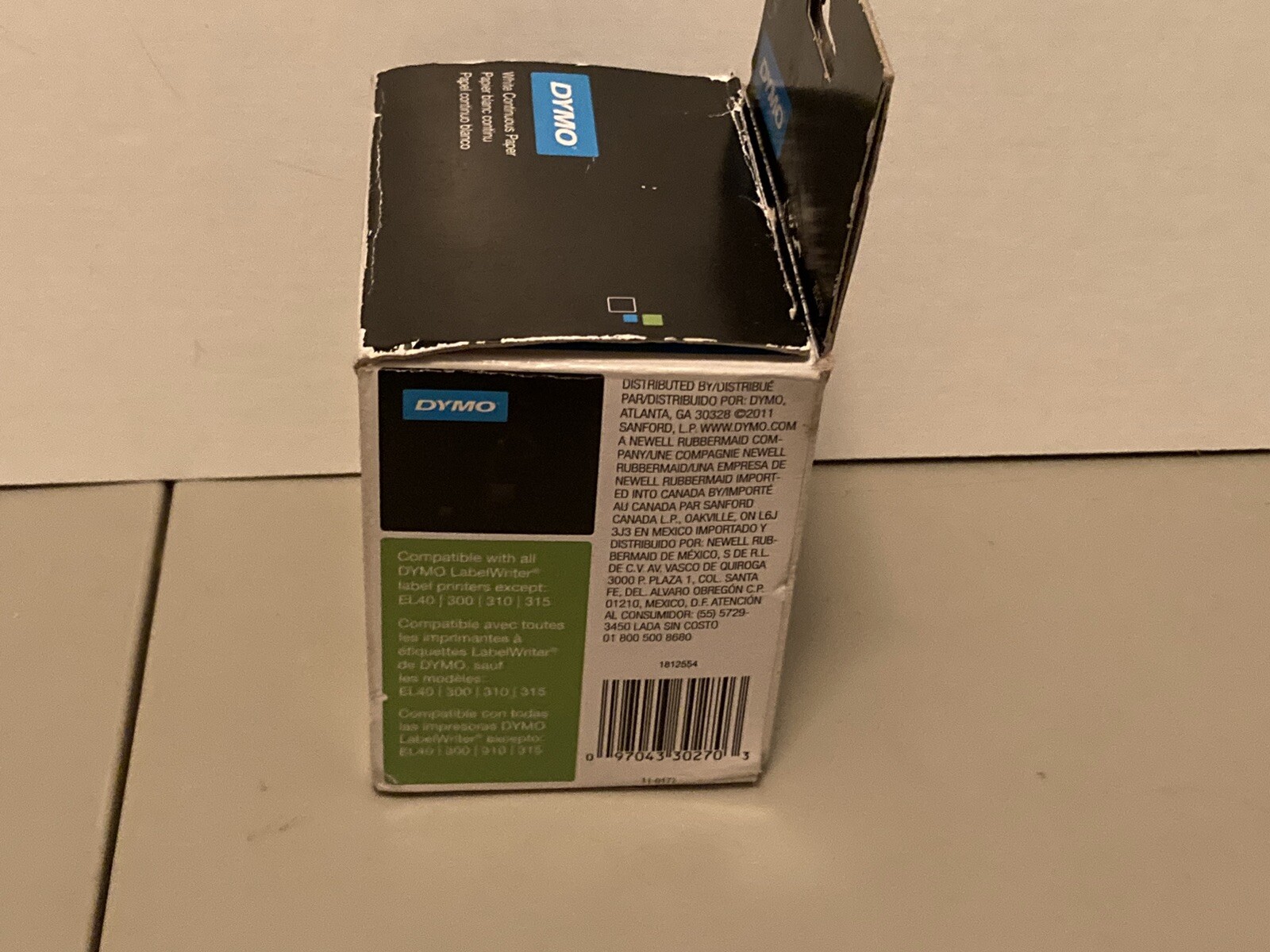 NEW DYMO LabelWriter 30270 White Continuous Paper Roll 2 1/4″ x 300′