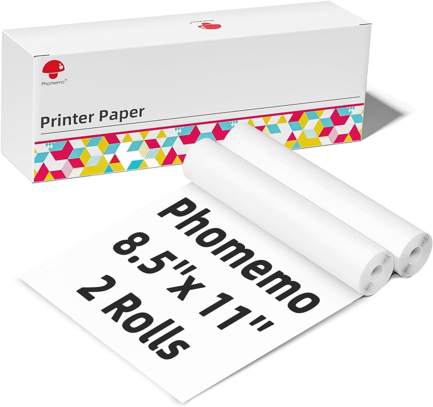 A4 Phomemo Portable Printer Thermal Paper, US Letter Size Thermal Roll Paper
