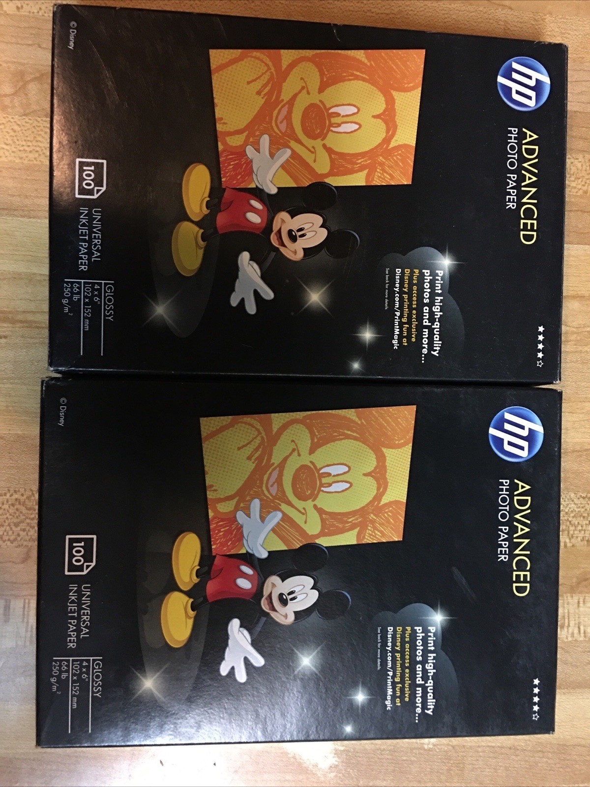HP Advanced Photo Paper 4”x6” Glossy. 2 Boxes!
