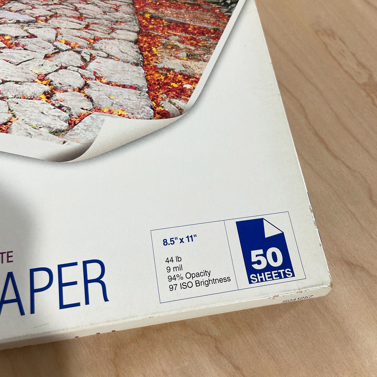 Epson – S041257 Presentation Paper – Matte – 8-1/2″x11″ – 50 pcs – Heavyweight
