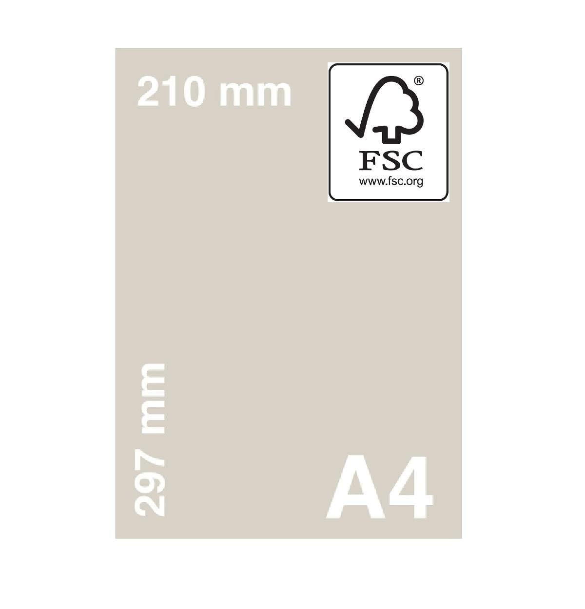 A4 Paper, Light Yellow, 80gsm, Double Sided Printer Paper, Copier, Origami,…