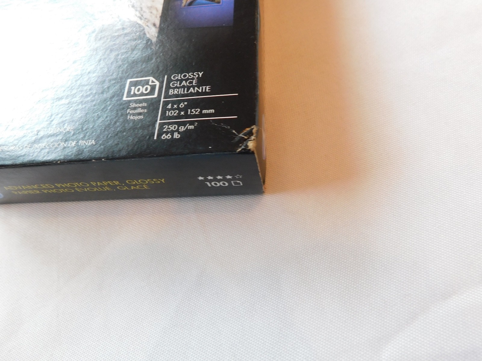 HP Advanced Photo Paper 100 Sheets Glossy 4″ X 6″ Works with Inkjet Printers
