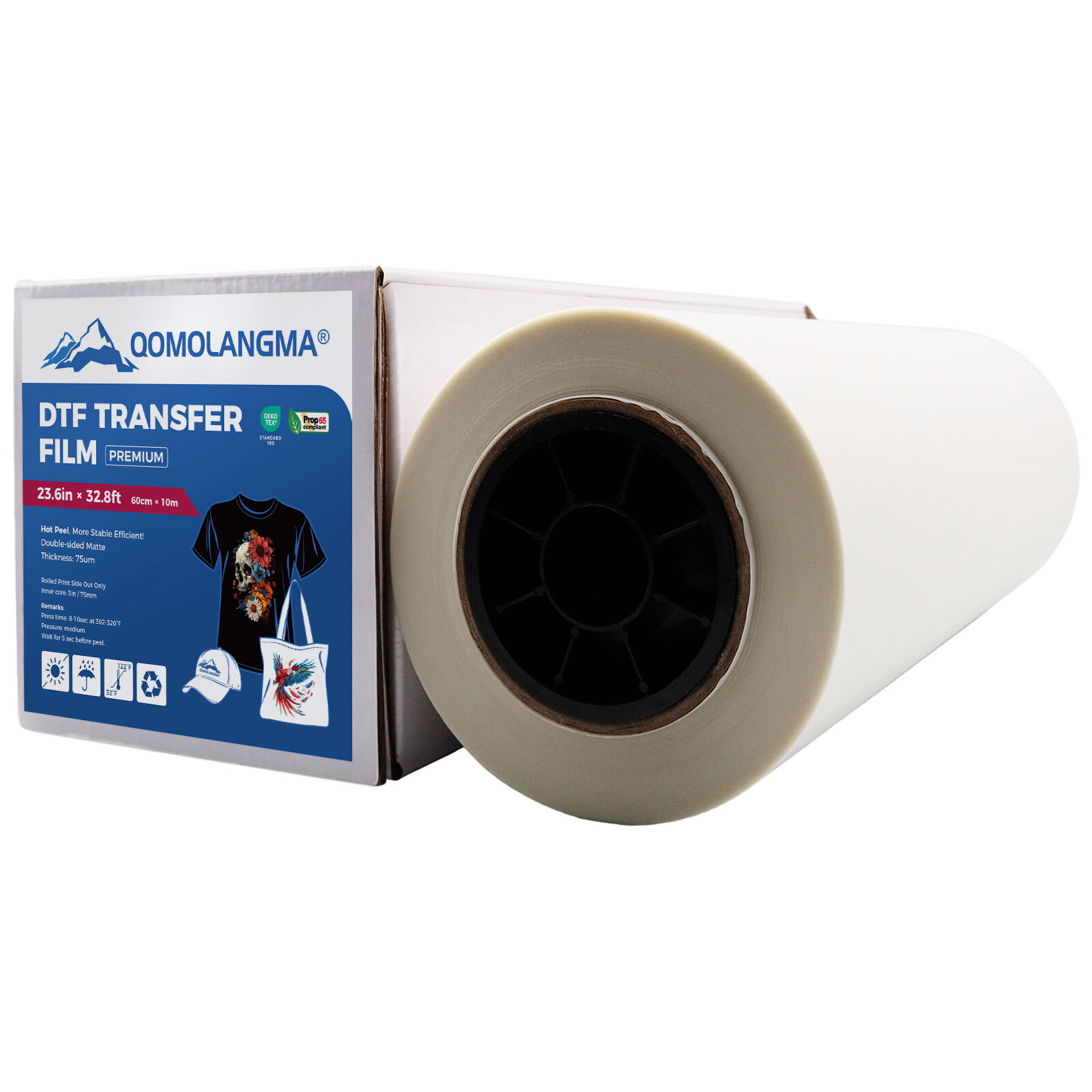US Stock Sample Pro 23.6in x 32.8ft DTF Transfer Film Premium Roll Warm Peel