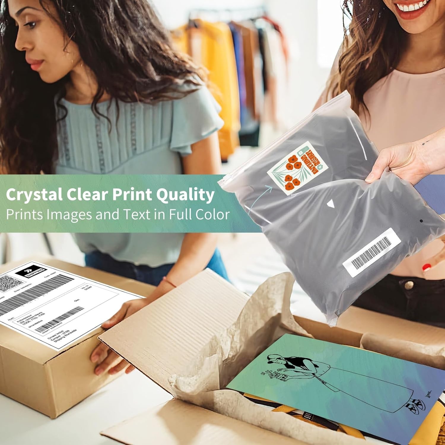 Versatile 25 Sheets Matte White Label Paper, Perfect for Crafters & Business
