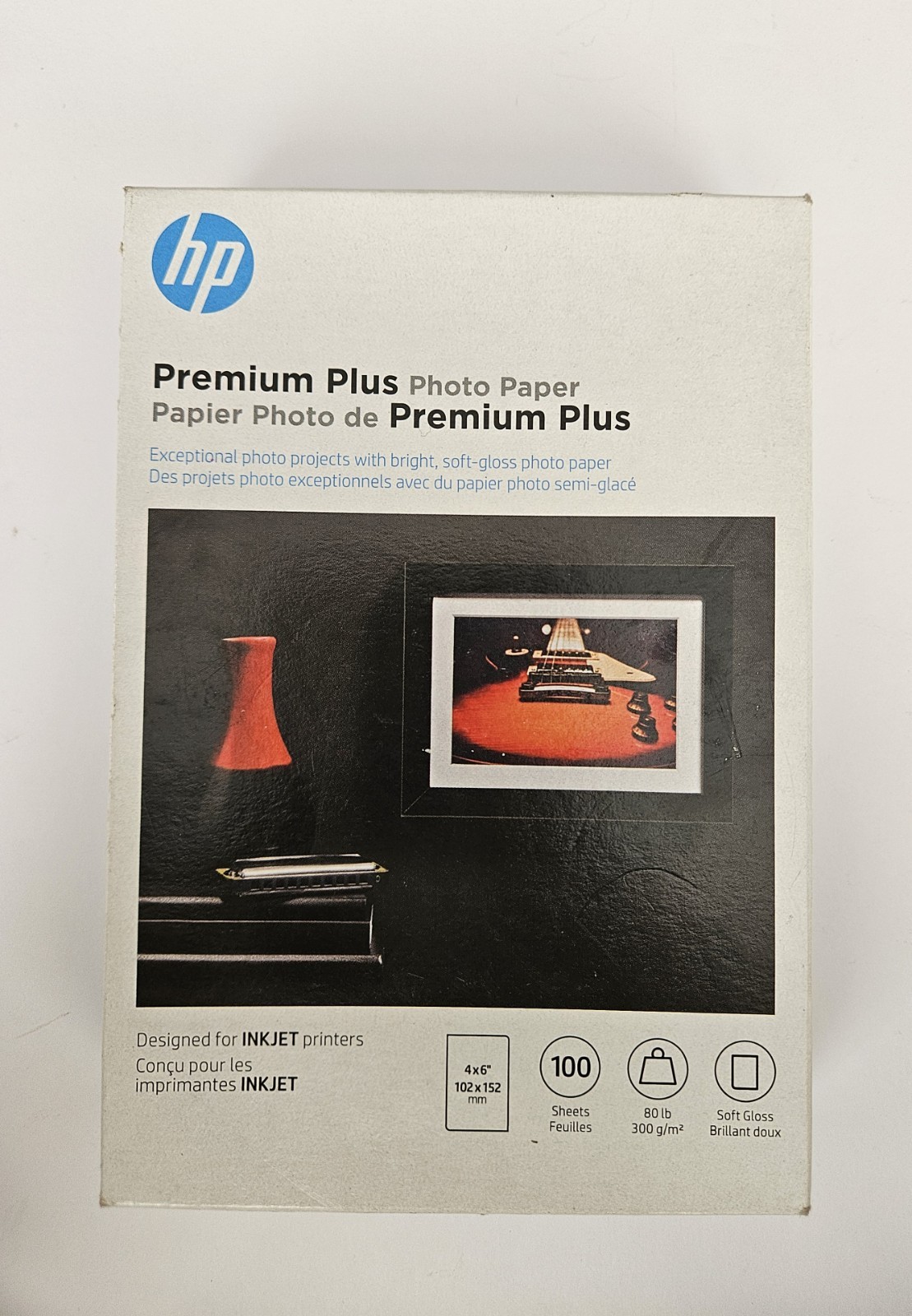 HP Premium Plus Soft Gloss Photo Paper 100 Sheets of 4″ x 6″ CR666A New/Sealed.