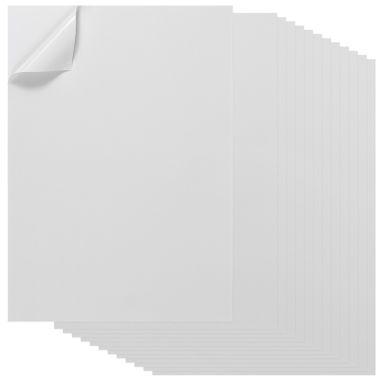 20 sheets of A4 labels stickers, white, for shipping