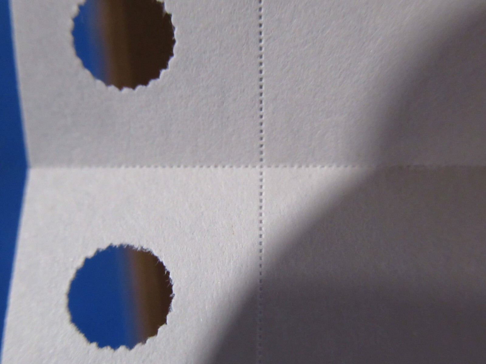 Vintage Continuous Feed Paper 9.5 X 11 Dot Matrix Computer Paper est 1000+ count