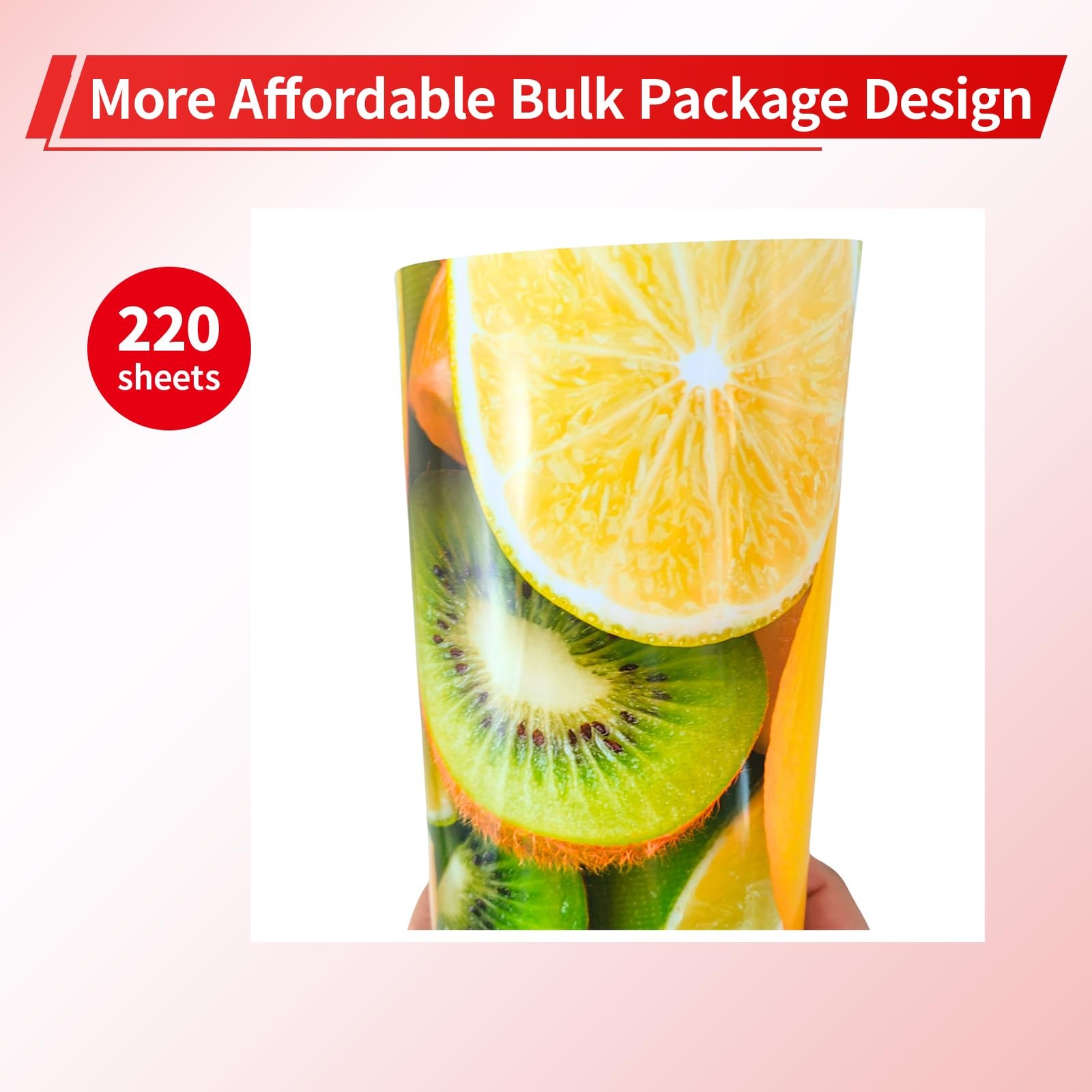 220 Sheets Glossy Thin Inkjet Printer Paper 115gsm 30Lb 8.5×11 Inches DIY