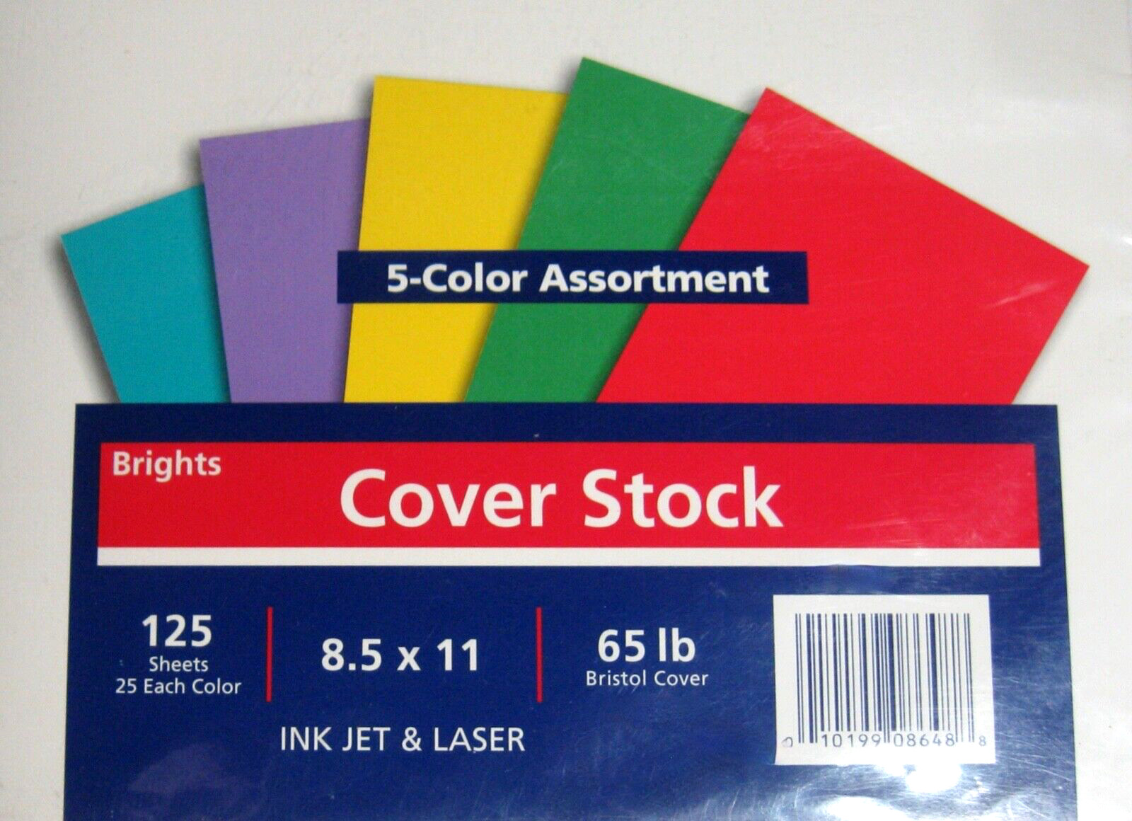 VTG Hammermill 65 lb Bristol Cover Stock 8.5 x 11 – 125 Color Sheets