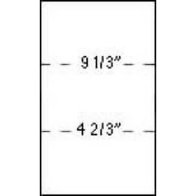 Laser Cut Sheet Paper Form, 8 1/2 x 14 Blank Perforated, 20# Paper Perfed in Thi