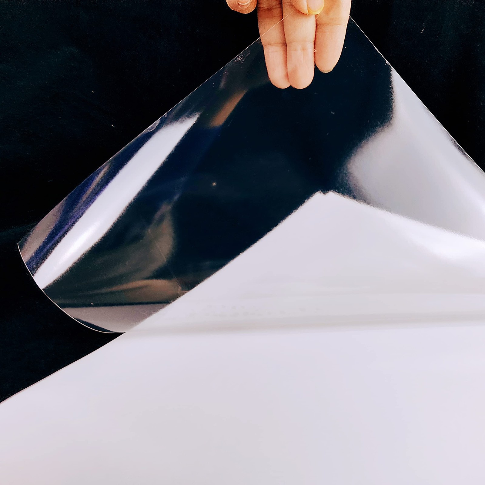 25 Sheets 100% Clear Vinyl Waterproof Sticker Paper Only for Laser Printers A…