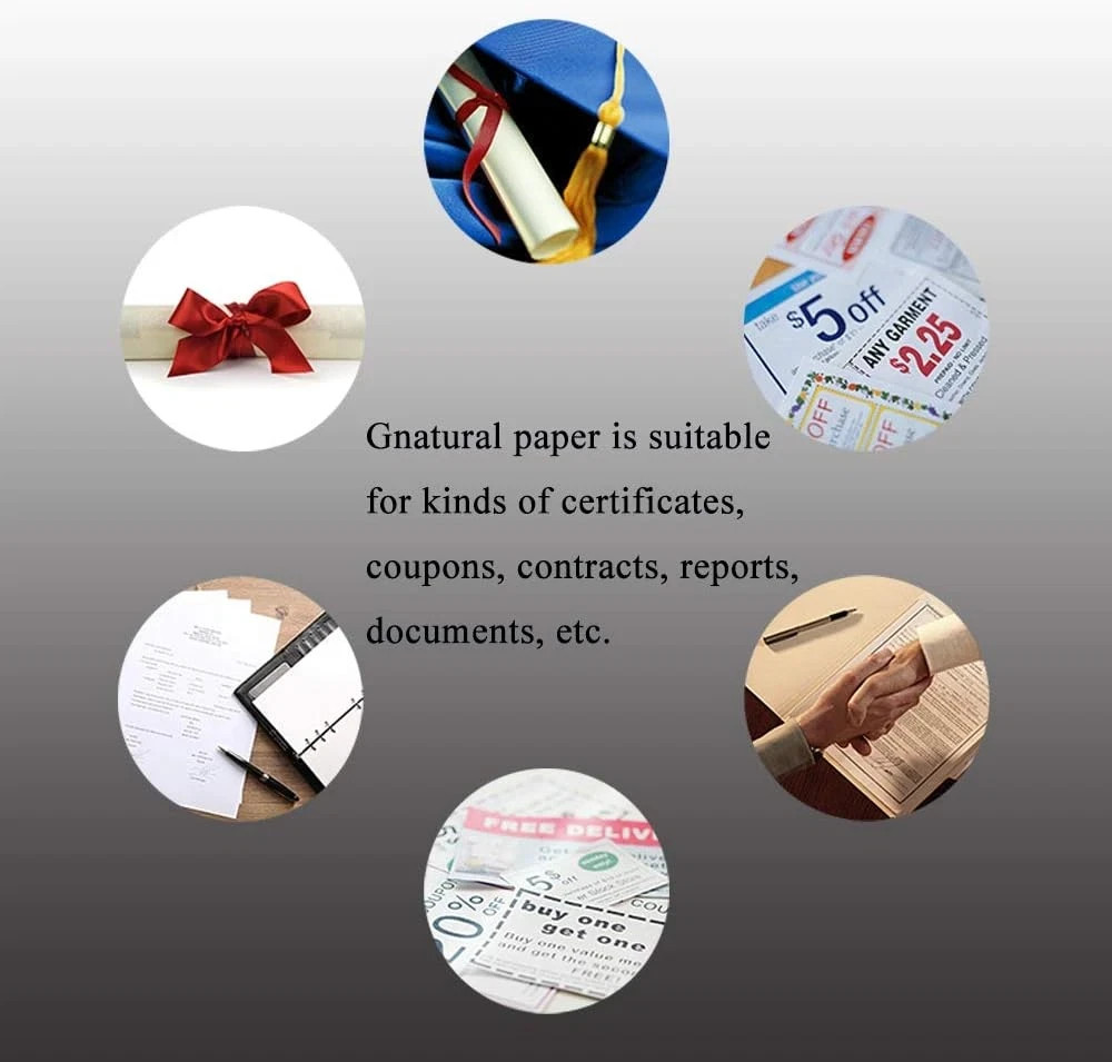 75% cotton 25% linen paper85gsm inkjet printing paper8.5×11 white color get
