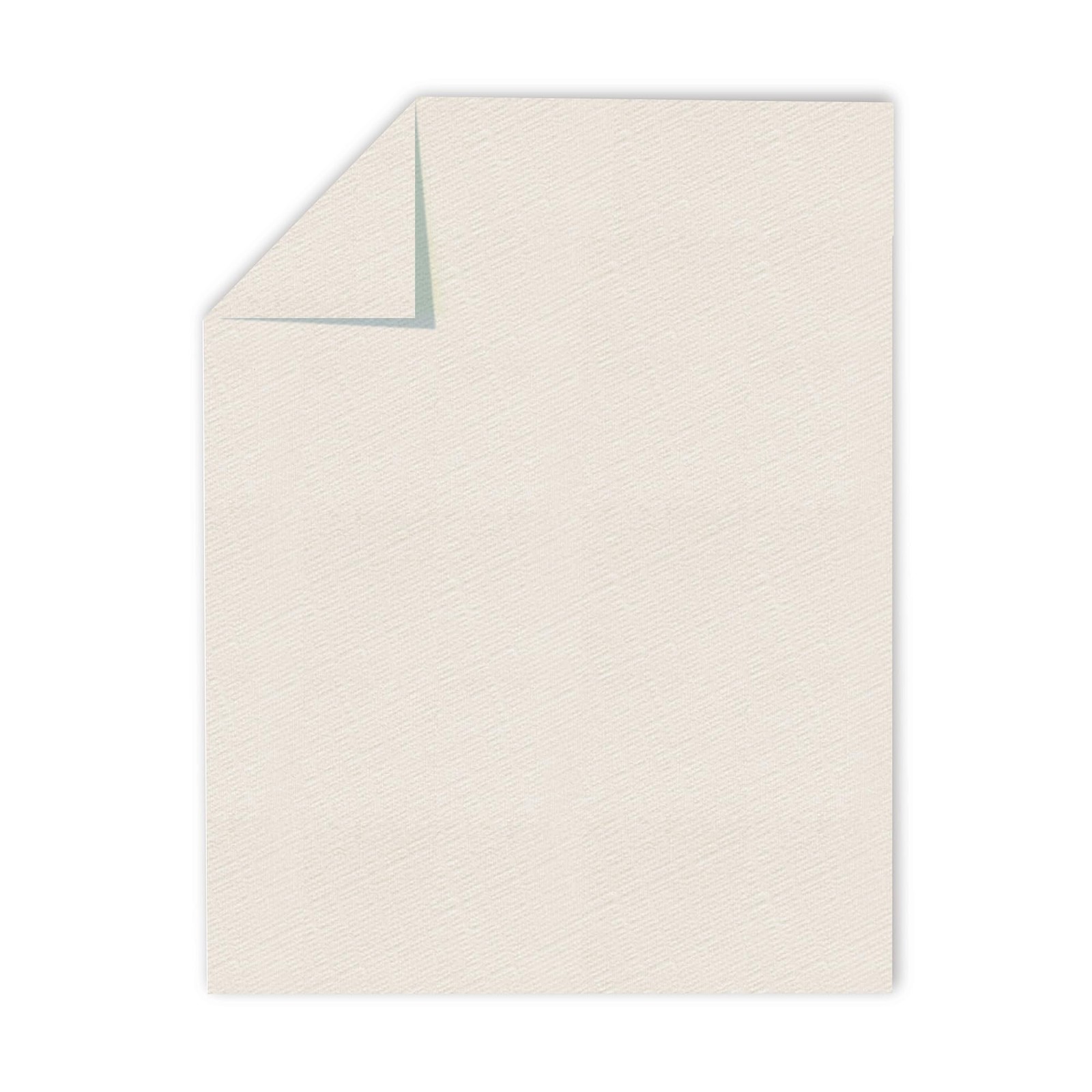 RD18ACFLN 100% Cotton Linen Resume Paper Almond 32 lbs. 8-1/2 x 11 100/Box
